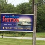 Billboard of Lake Champlain Ferries